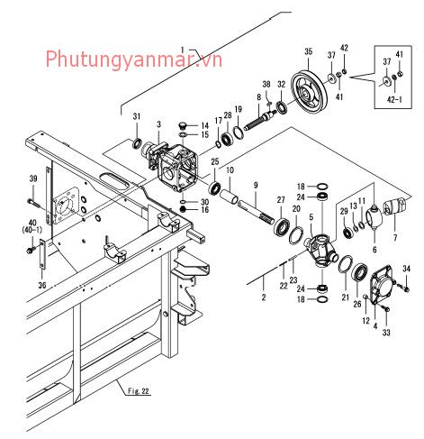 Vỏ truyền động lưỡi gặt